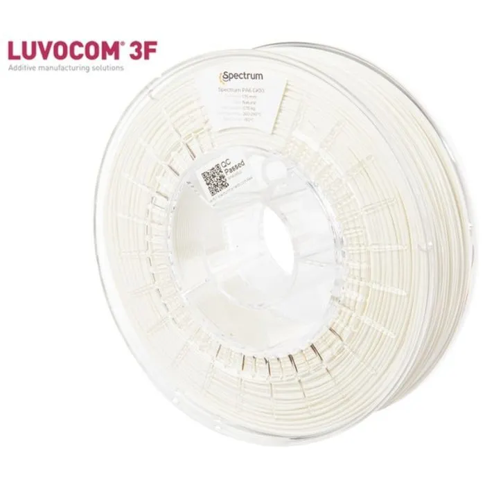 Пластик для 3D-принтера Spectrum PA6 GK10 1.75mm 0.75kg Natural (80585)