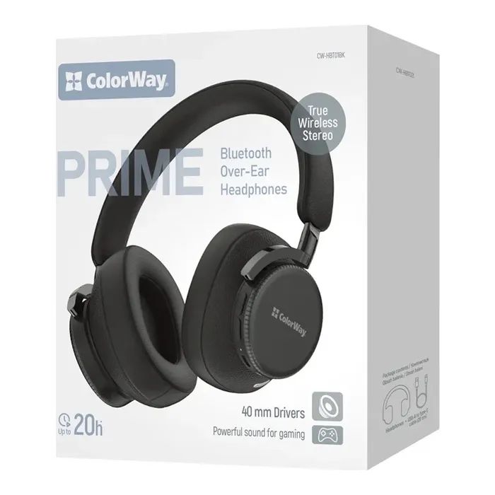 Наушники ColorWay Prime White (CW-HBT01WT) изображение 11