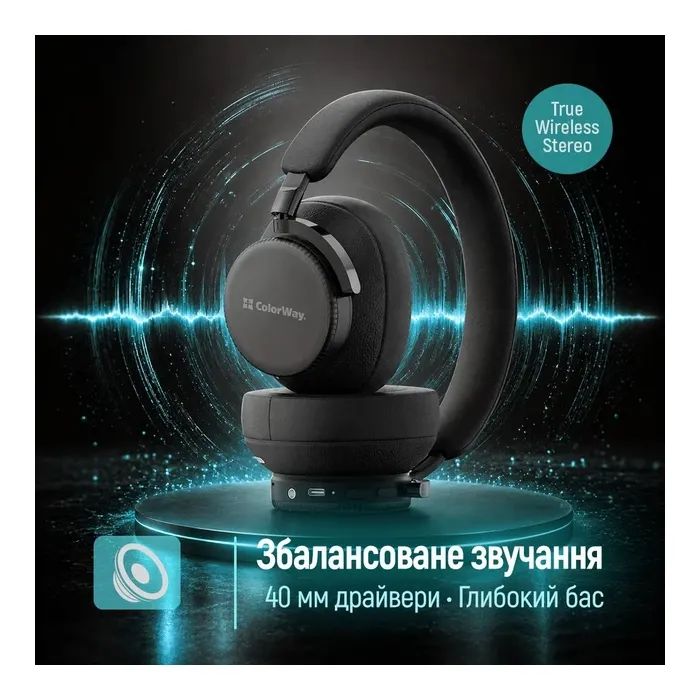 Наушники ColorWay Prime White (CW-HBT01WT) изображение 7