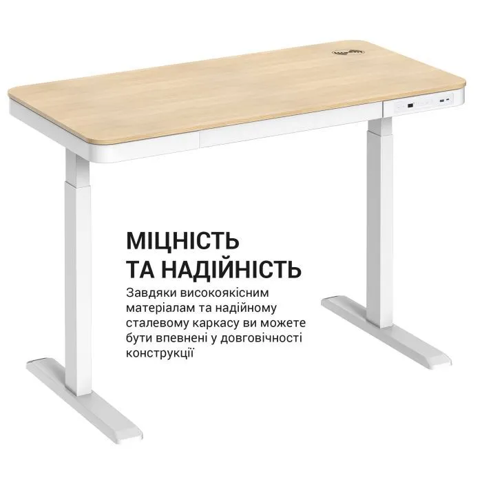 Комп'ютерний стіл Ajazz Natural Wood (ODE111WW) зображення 4