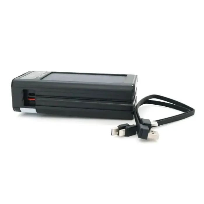 Батарея універсальна 7GO 30000mAh, 22.5W, Solar, LCD Display (GPW-09 / 45945) зображення 5