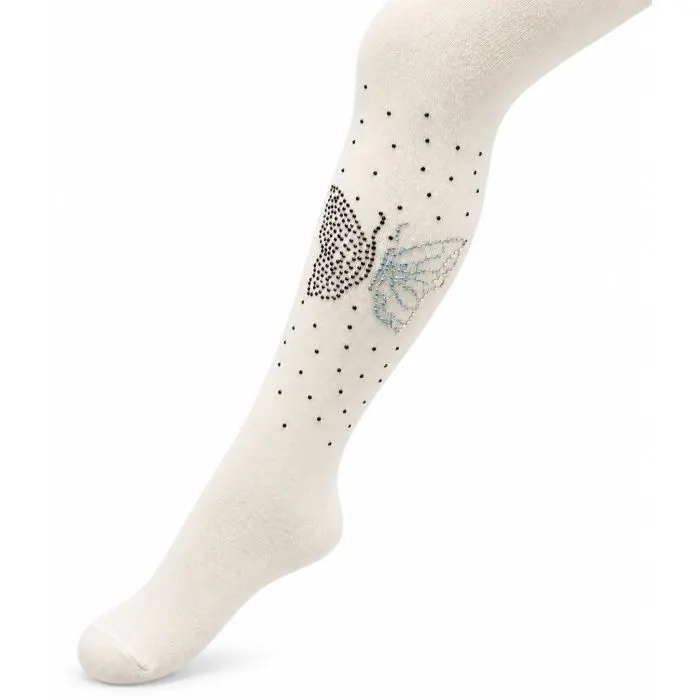 Колготки детские UCS Socks со стразами (M0C0302-1158-3G-cream)