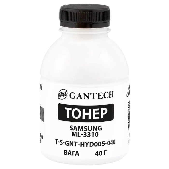 Тонер Samsung ML-3310, bottle 40g Gantech (TSM-HYD005-040)
