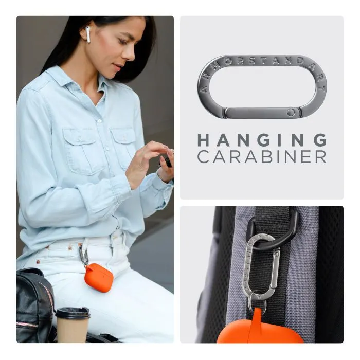 Чехол для наушников Armorstandart Hang Case For Apple AirPods Pro 3 Orange (ARM88278) изображение 6