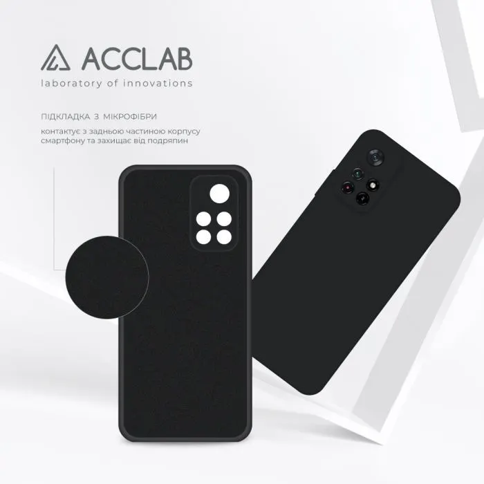 Чохол до мобільного телефона ACCLAB SoftShell Poco M4 Pro 5G Black (1283126557453) зображення 5
