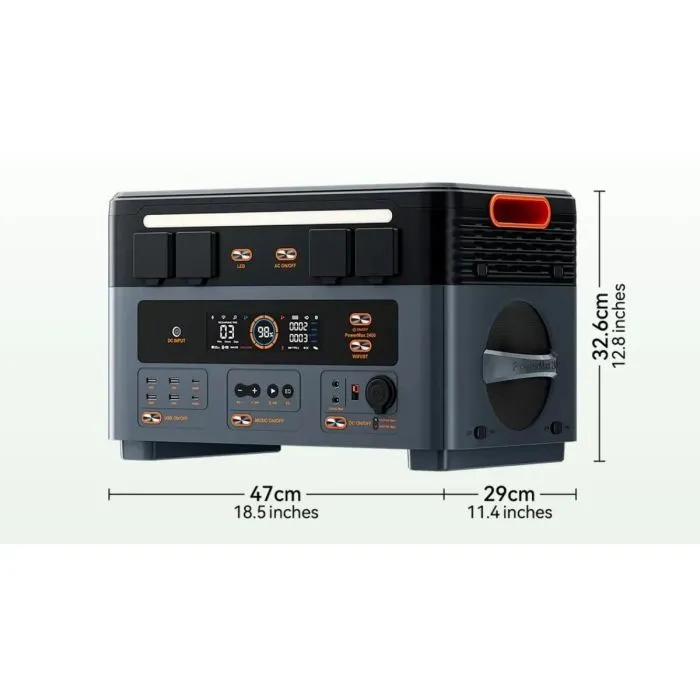 Зарядна станція Oscal PowerMax 2400 PRO, 2400W, 2016Wh (PowerMax 2400 PRO) зображення 9