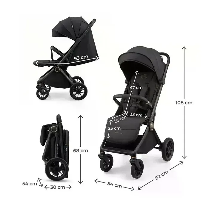 Коляска Kinderkraft Dave Venezian Black (KSDAVE00BLK0000) (5902533930920) зображення 2