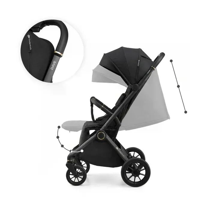 Коляска Kinderkraft Dave Sage Green (KSDAVE00GRE0000) (5902533930944) зображення 3