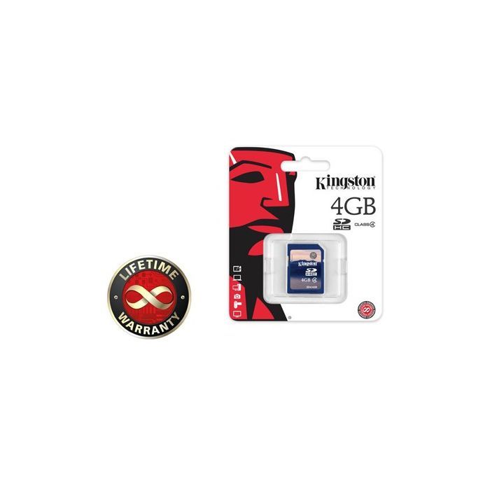 Карта памяти Kingston 4Gb SDHC class 4 (SD4/4GB) изображение 2