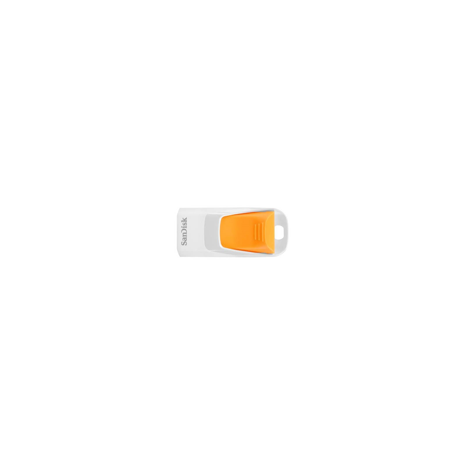 USB флеш накопитель SanDisk 16Gb Cruzer Edge White-Orange (SDCZ51W-016G-B35O)