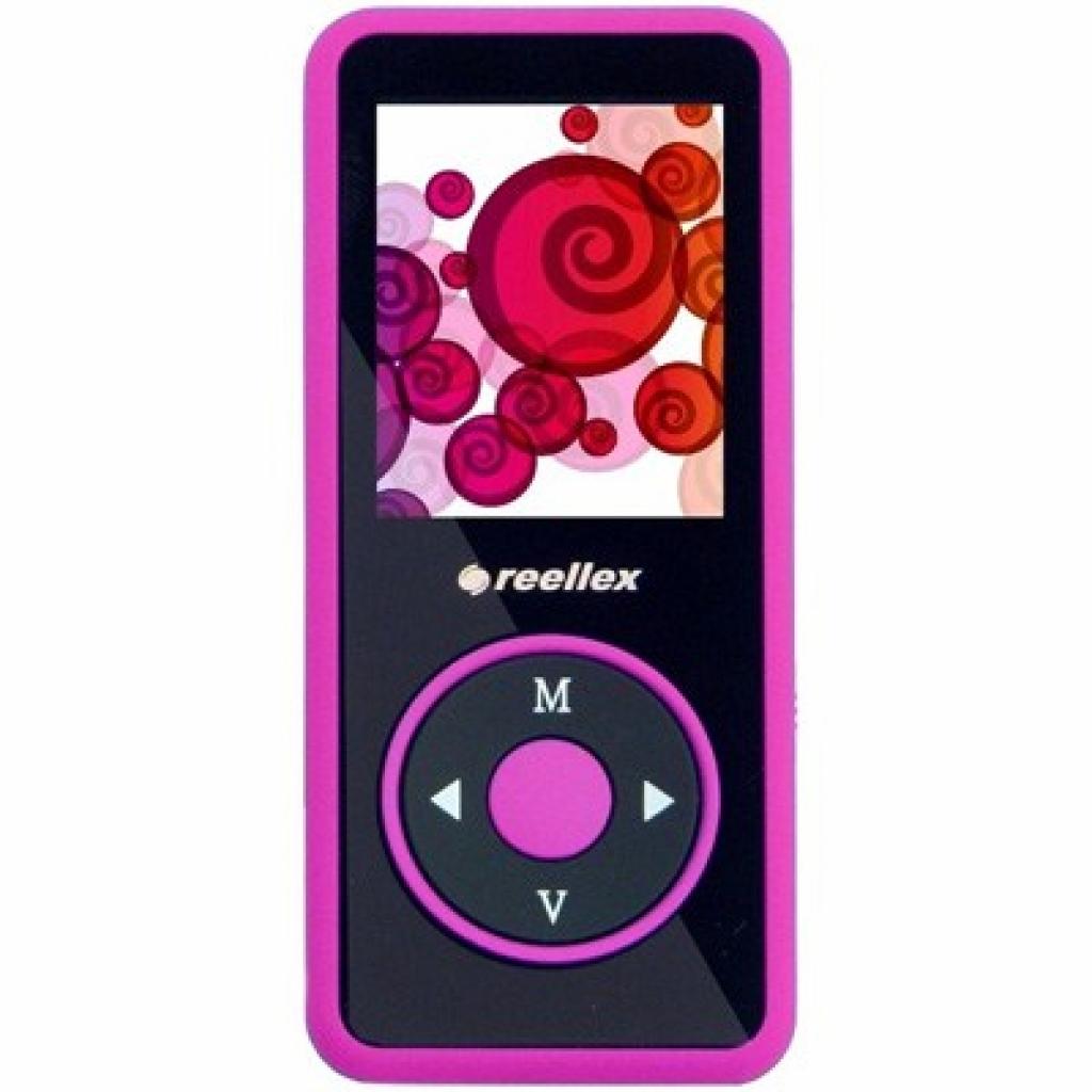 MP3 плеер Reellex UP-48 4GB Black/Pink (UP-48 Black/Pink)
