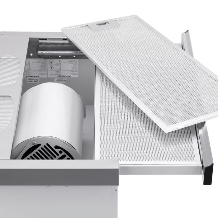Витяжка кухонна Pyramida TL 50 G IX WH зображення 5