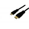 Кабель мультимедийный HDMI A to HDMI C (mini) 0.5m Drobak (212661) изображение 2