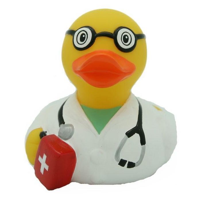 Игрушка для ванной Funny Ducks Врач утка (L1859)