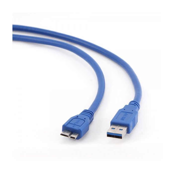 Дата кабель USB 3.0 AM to Micro 5P 0.5m Cablexpert (CCP-mUSB3-AMBM-0.5M) изображение 2