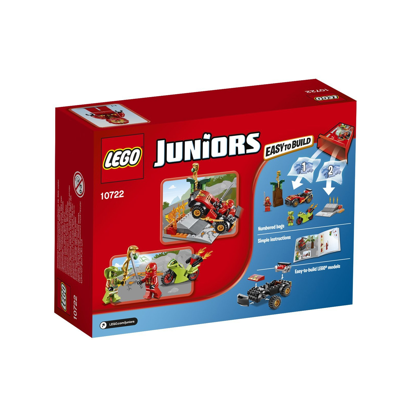 Конструктор LEGO Juniors Схватка со змеями (10722) изображение 9