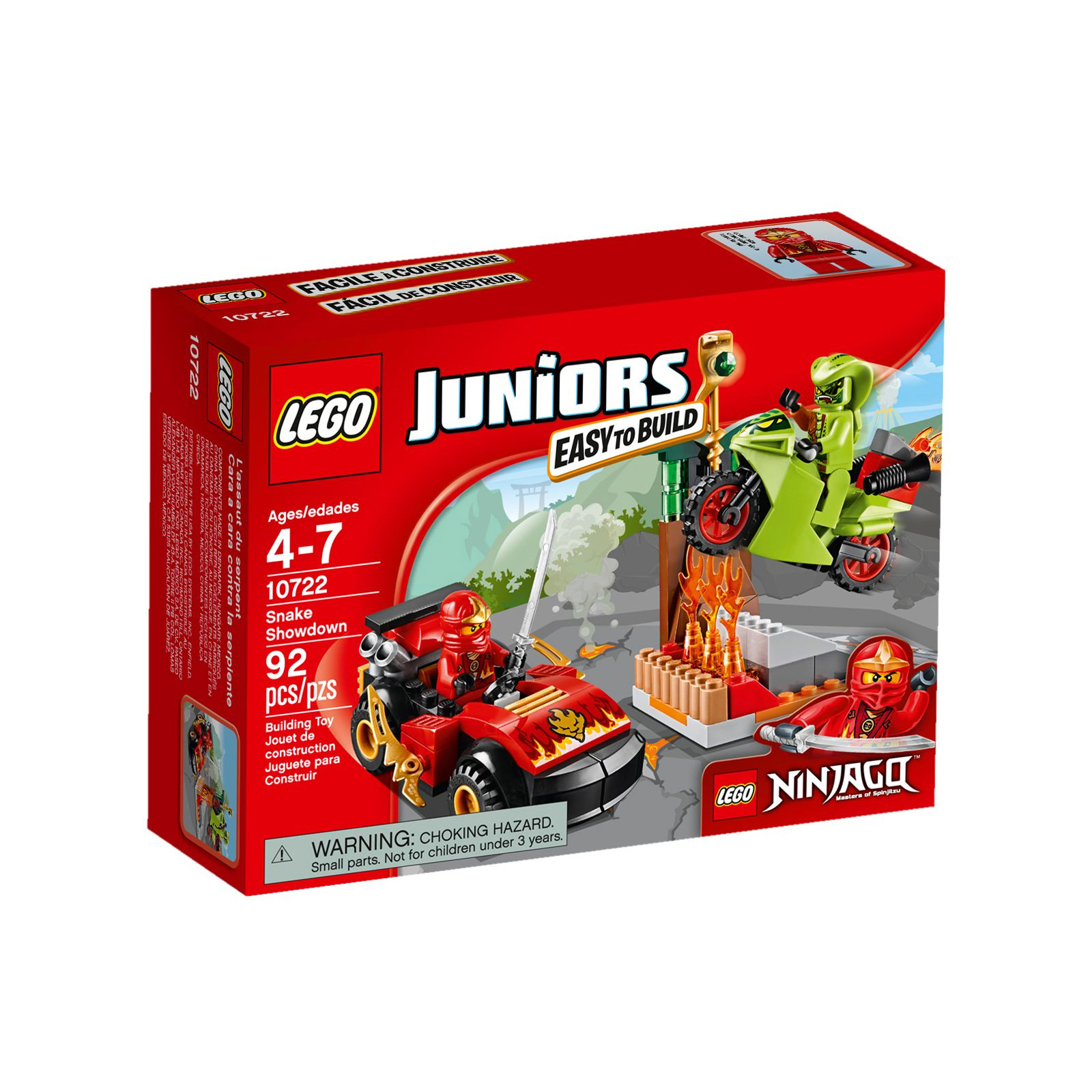 Конструктор LEGO Juniors Схватка со змеями (10722)