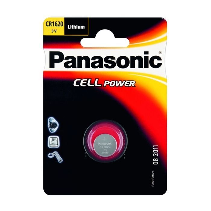 Батарейка Panasonic CR 1620 * 1 LITHIUM (CR-1620EL/1B)
