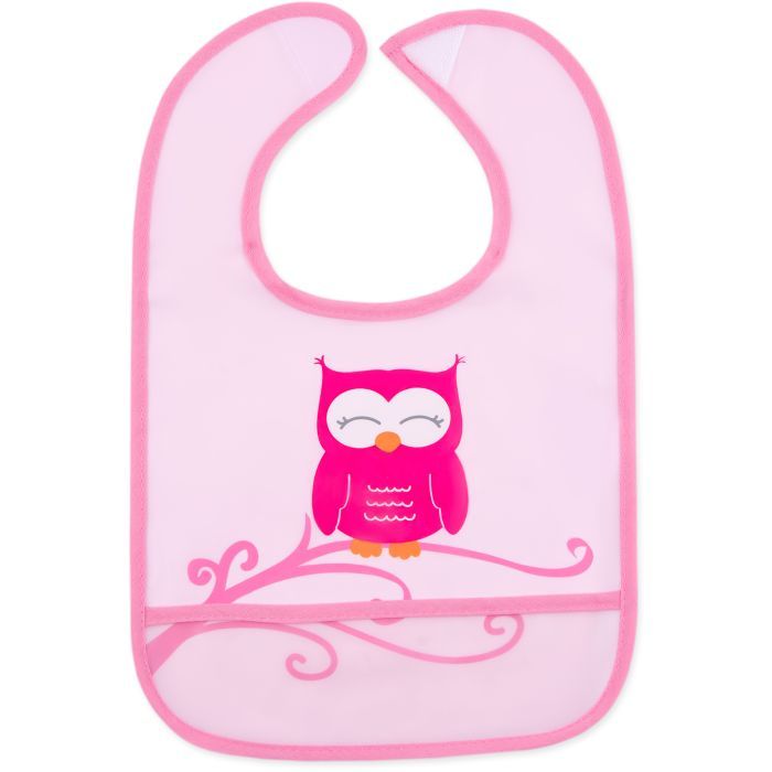 Слюнявчик Luvable Friends 5 шт с узорами, розовый (2208 F) изображение 5