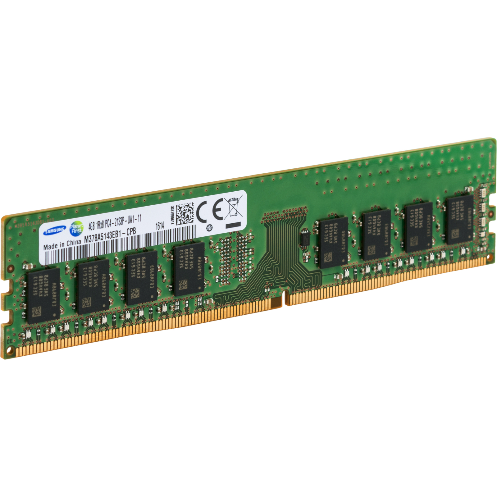 Модуль памяти для компьютера DDR4 4GB 2133 MHz Samsung (M378A5143EB1-CPB) изображение 3