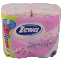 Туалетная бумага Zewa Deluxe 3-слойная Орхидея Розовая 4 шт (7322540568745)