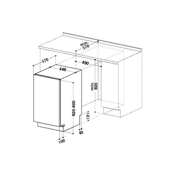 Посудомоечная машина Whirlpool ADG 422 (ADG422) изображение 2