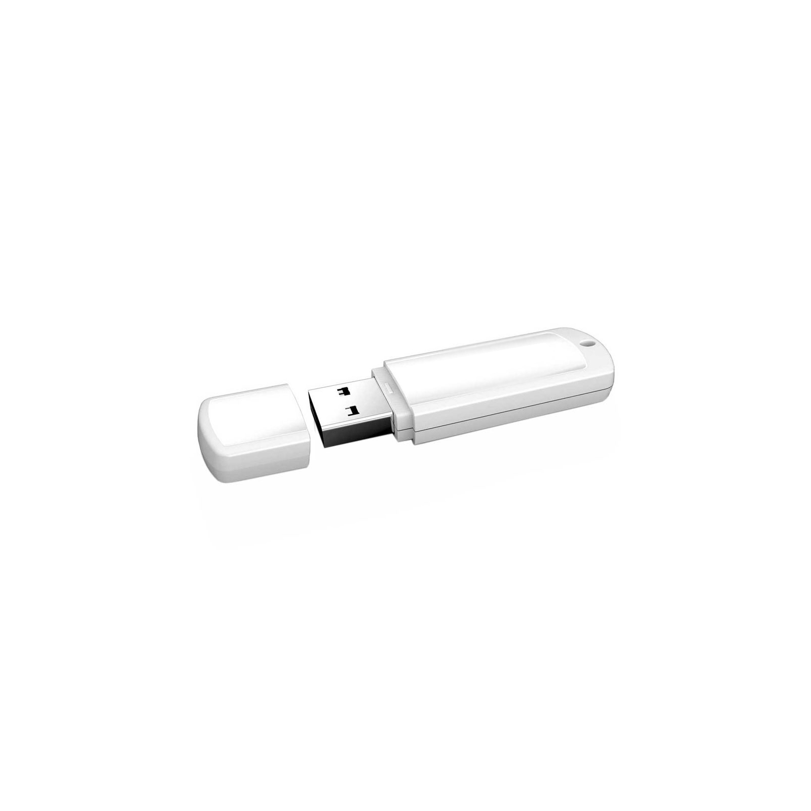 USB флеш накопитель Transcend 8GB NO LOGO WHITE USB 2.0 (TS8GJF370_NL) изображение 2
