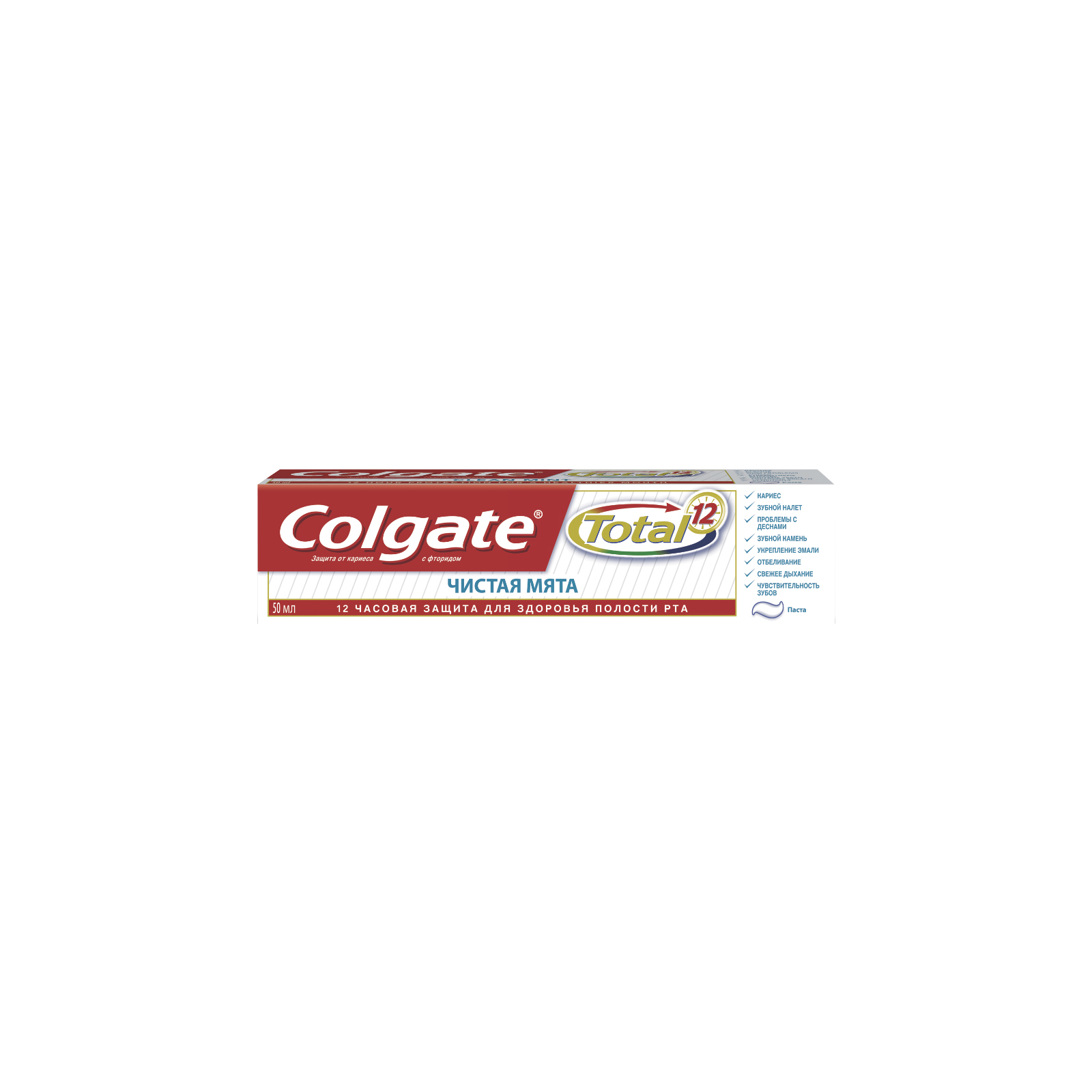 Зубна паста Colgate Total 12 Чистая мята 50 мл (5900273117236)