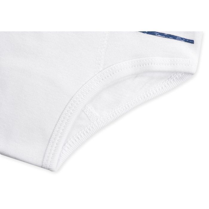 Майка детская Aziz с мишкой кремовая в комплекте с трусиками (079007-80/B-cream) изображение 5