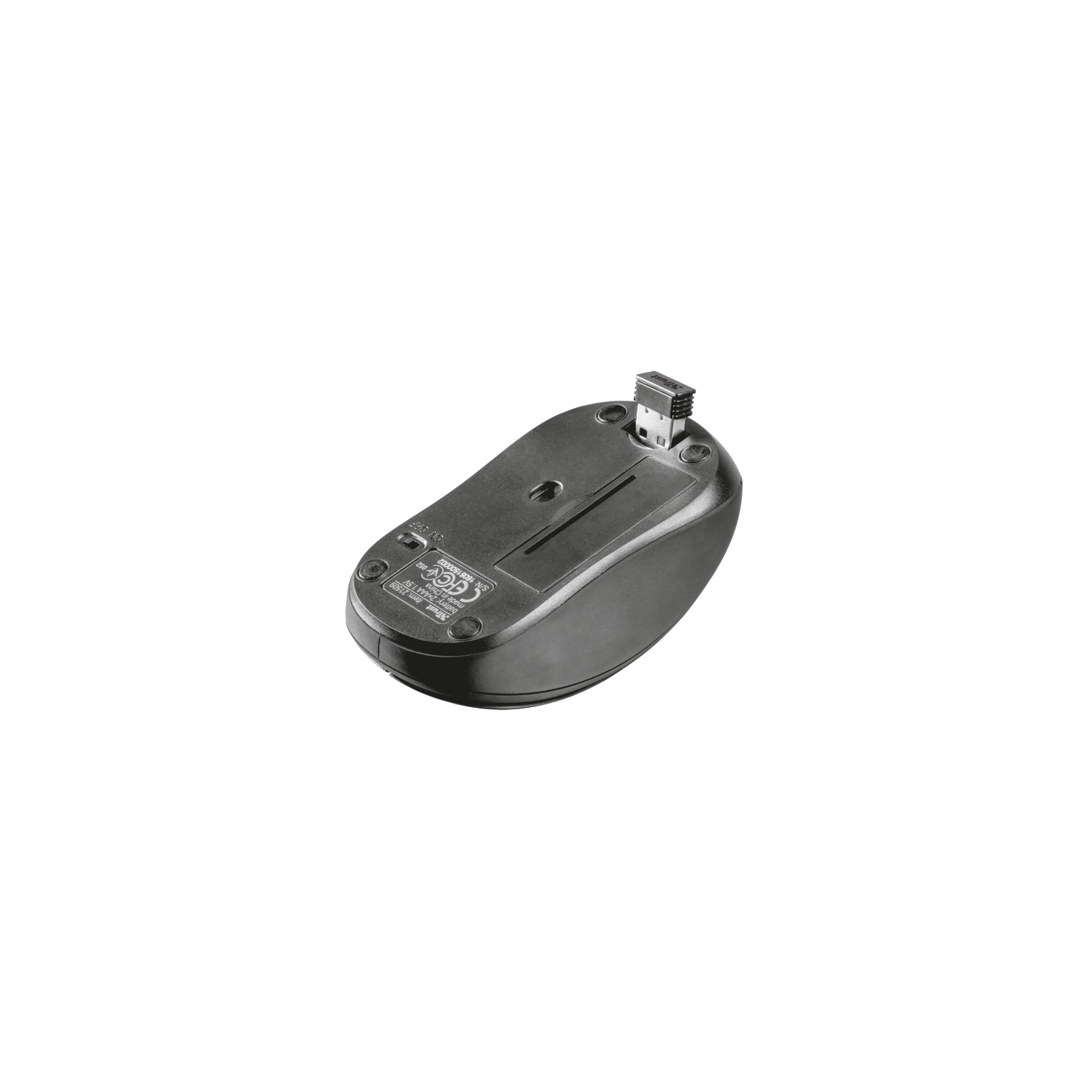 Мышка Trust Ziva wireless compact mouse black (21509) изображение 4