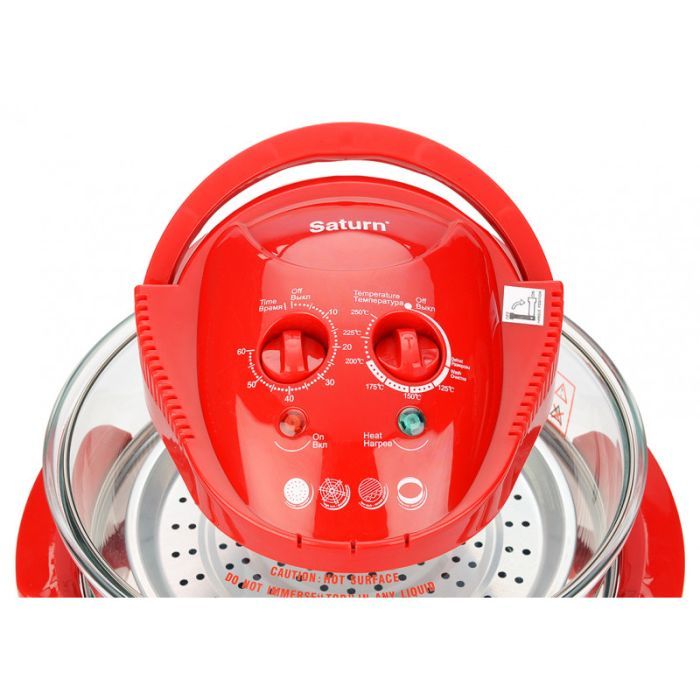 Аэрогриль Saturn ST-CO9151 (ST-CO9151_Red New) изображение 2