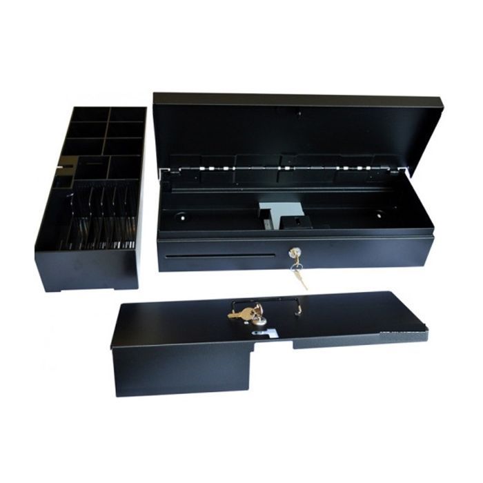 Денежный ящик ІКС FT4617 Black,12V с крышкой (FT4617LID) изображение 2