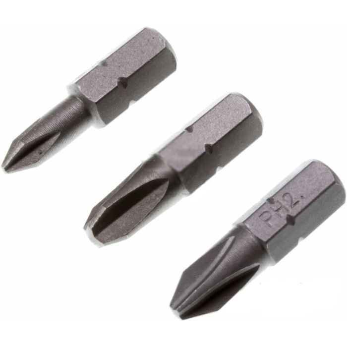 Набор бит Stanley Ph1, Ph2, Ph3, 25мм, 3шт. (STA61023)