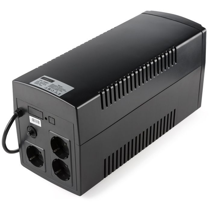Пристрій безперебійного живлення Vinga LCD 600VA plastic case (VPC-600P) зображення 10
