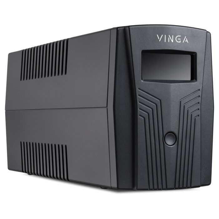 Пристрій безперебійного живлення Vinga LCD 600VA plastic case (VPC-600P) зображення 5