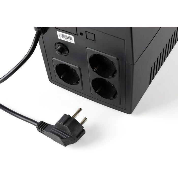 Пристрій безперебійного живлення Vinga LCD 600VA plastic case (VPC-600P) зображення 7