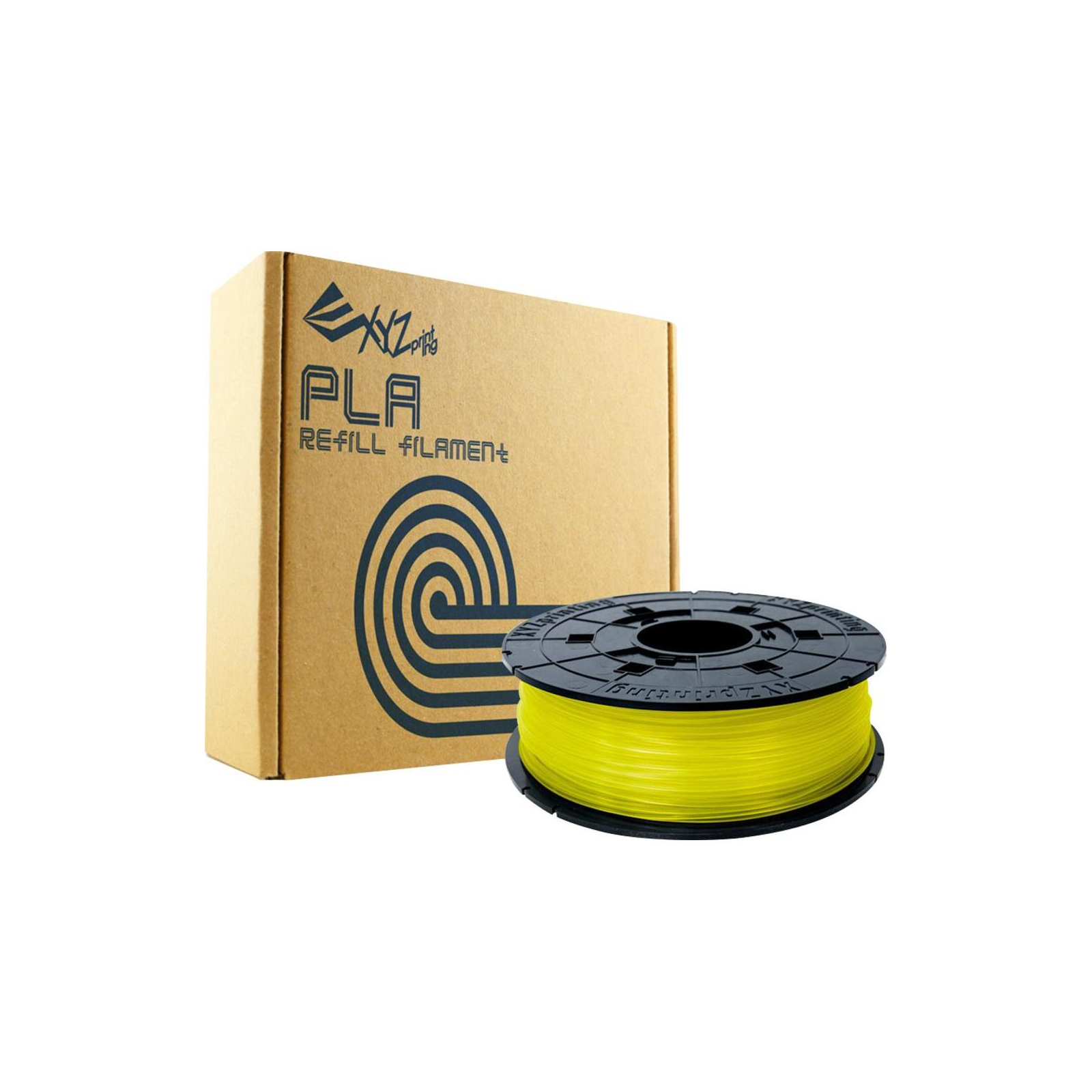 Пластик для 3D-принтера XYZprinting PLA 1.75мм/0.6кг Filament, Clear Yellow (RFPLBXEU03B) изображение 2