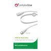 Дата кабель USB 2.0 AM to Micro 5P 1.0m white Cellularline (USBDATACMICROUSBW) изображение 3
