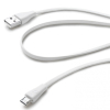 Дата кабель USB 2.0 AM to Micro 5P 1.0m white Cellularline (USBDATACMICROUSBW)