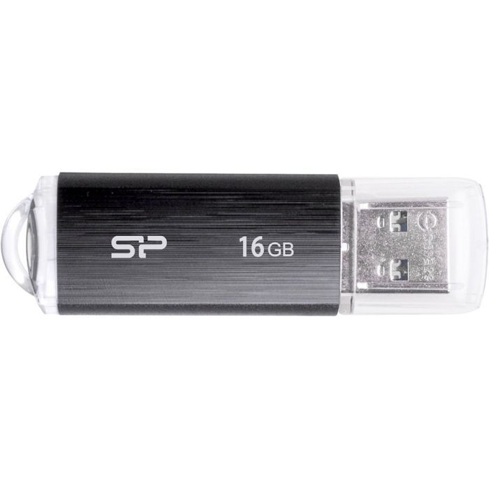USB флеш накопитель Silicon Power 32GB Ultima U02 Black USB 2.0 (SP032GBUF2U02V1K)