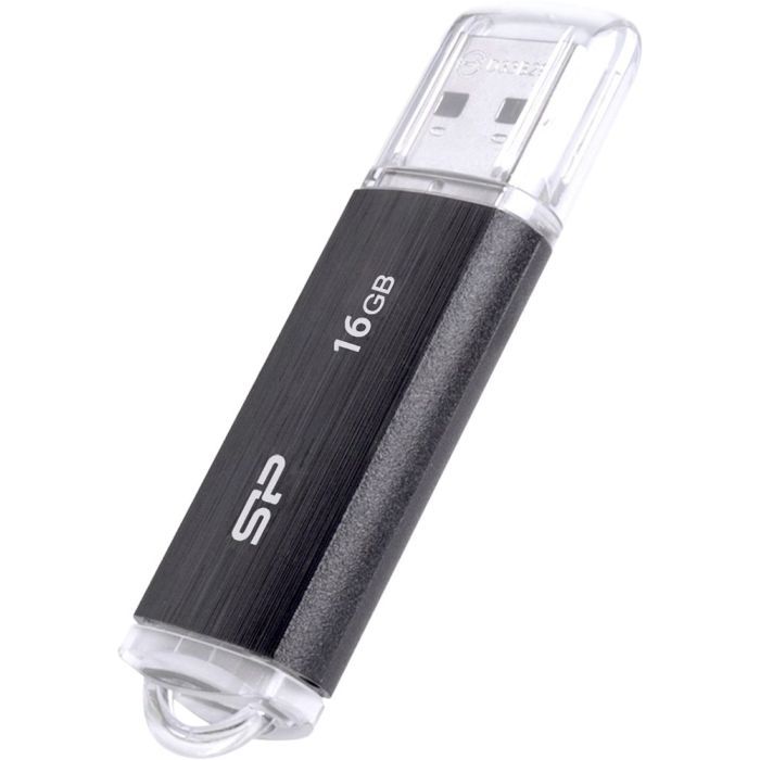 USB флеш накопитель Silicon Power 32GB Ultima U02 Black USB 2.0 (SP032GBUF2U02V1K) изображение 2
