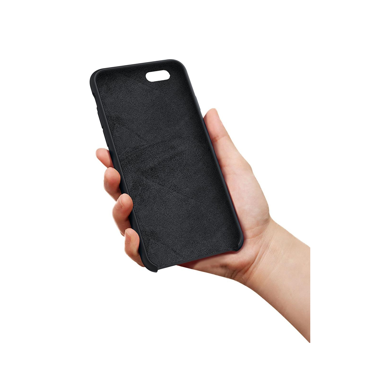 Чохол до мобільного телефона Laudtec для iPhone 6/6s Plus liquid case (black) (LT-I6PLC) зображення 8