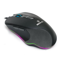 Мишка REAL-EL RM-780 Gaming RGB, black-grey зображення 3