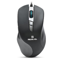 Мишка REAL-EL RM-780 Gaming RGB, black-grey зображення 4