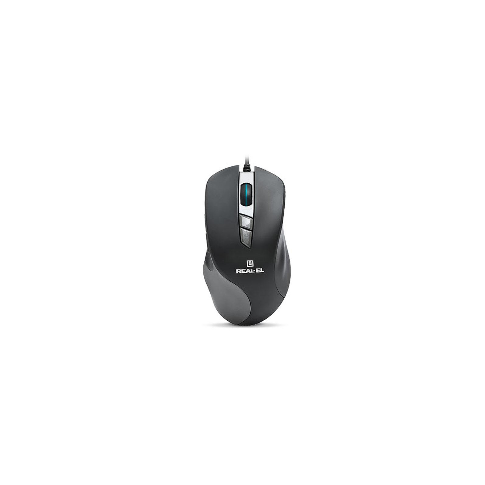 Мишка REAL-EL RM-780 Gaming RGB, black-grey зображення 4
