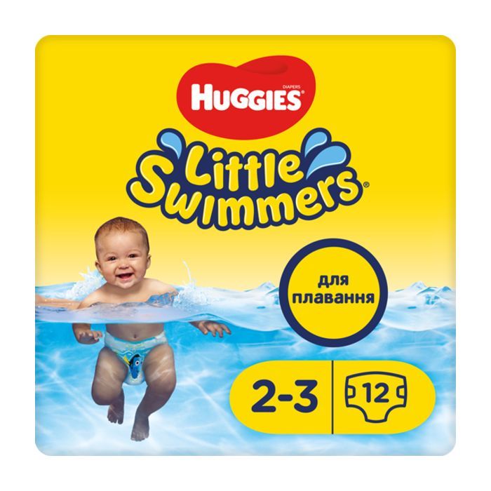 Підгузки Huggies Little Swimmer 2-3 12 шт (5029053537795)