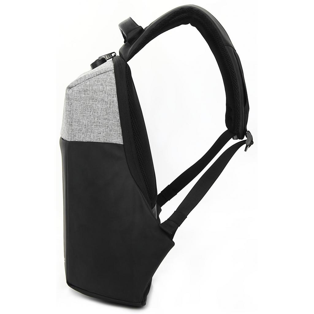 Рюкзак для ноутбука DEF 15.6" DW-01 anti-theft black-gray (378537) изображение 3