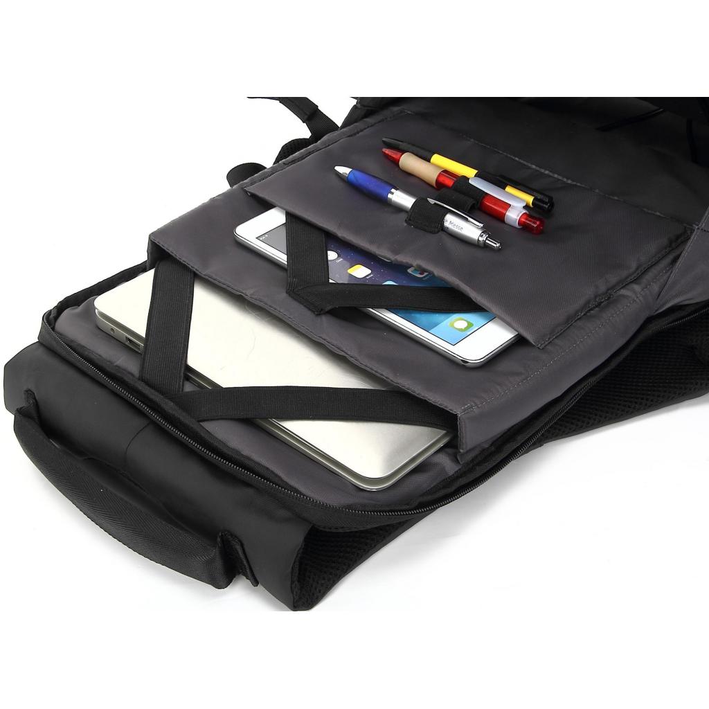 Рюкзак для ноутбука DEF 15.6" DW-01 anti-theft black-gray (378537) изображение 8