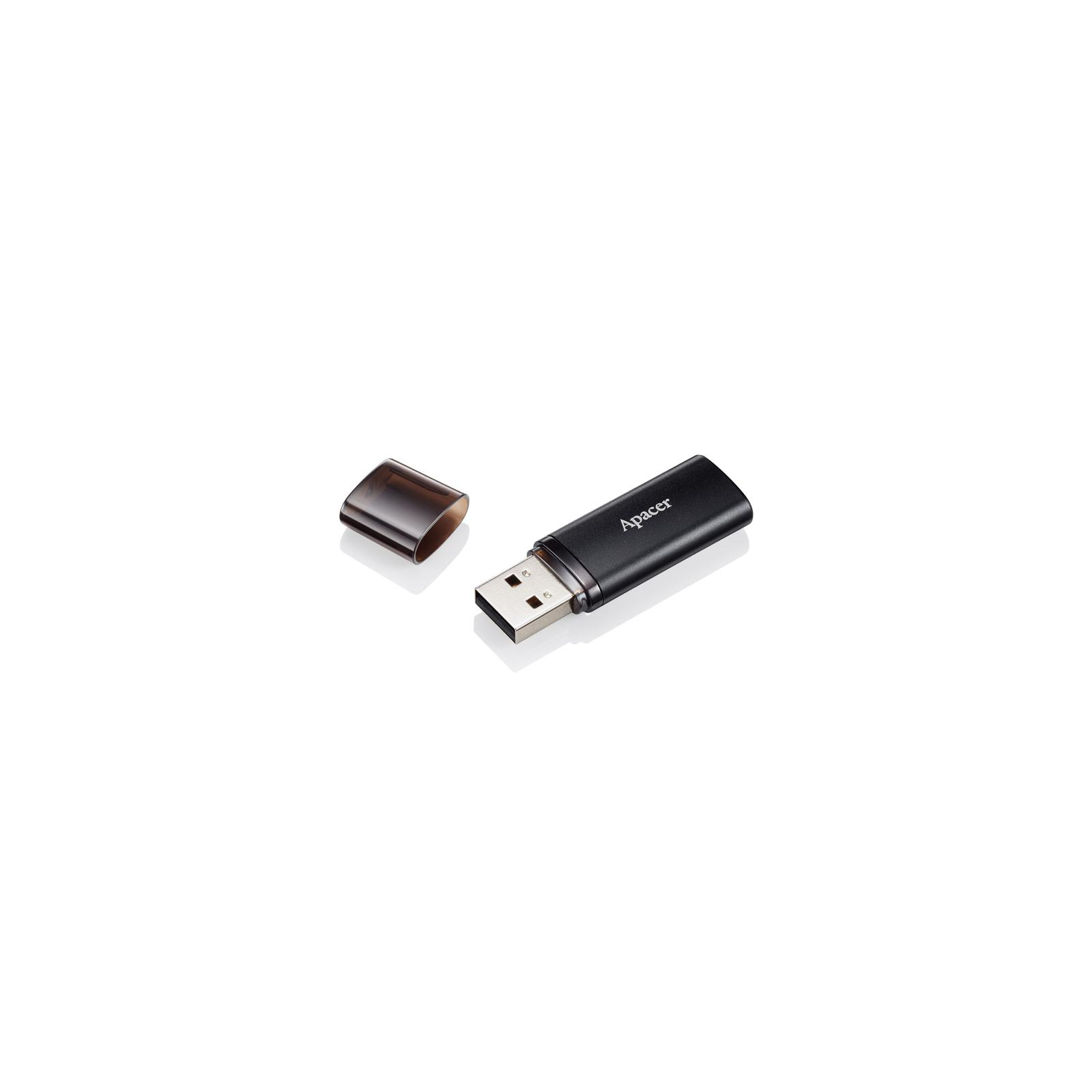 USB флеш накопичувач Apacer 16GB AH23B Black USB 2.0 (AP16GAH23BB-1) зображення 3