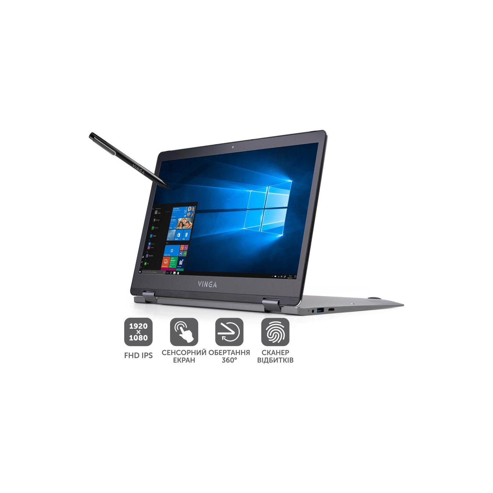 Ноутбук Vinga Twizzle Pen J133 (J133-P42464PDGWP) зображення 2